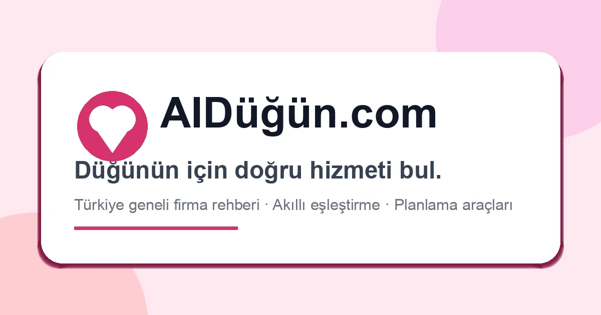 Aİ Düğün web ve mobil platformu